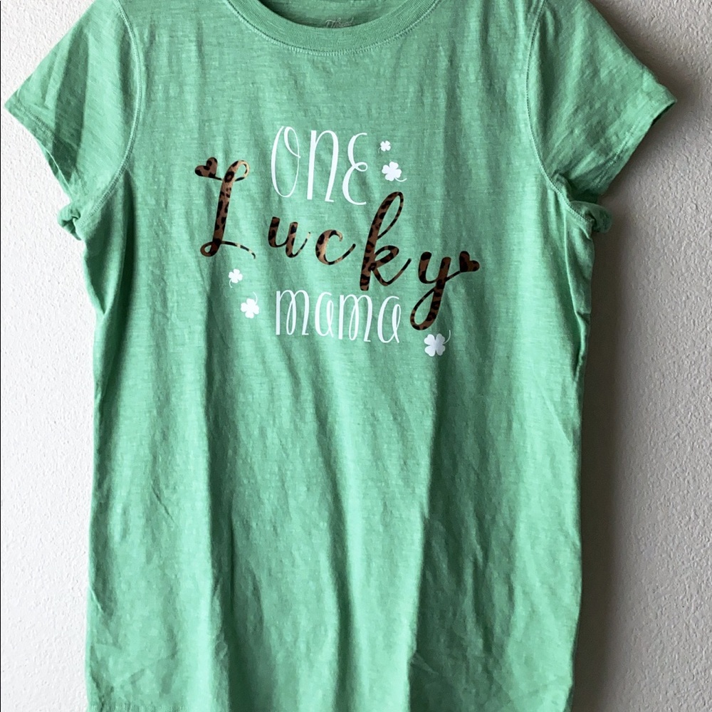 One lucky name shirt size small